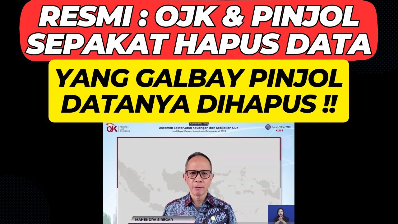 Ojk & Pinjol Setuju Hapus Data Nasabah Galbay Tahun Ini!! Selamat Buat Anda Semua