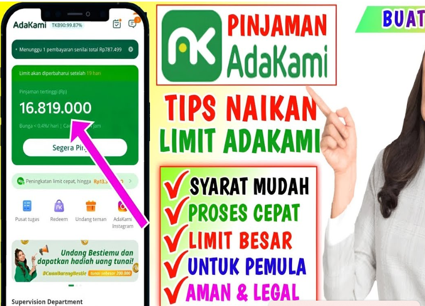 2 Cara Naikkan Limit Pinjaman AdaKami Pinjaman Online Terbaru 2025