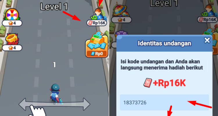 Masukkan Kode Undangan Back Fight Apk "18373726" Bonus Rp16.000 Untuk Pengguna Baru