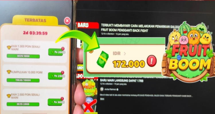 6 Cara Cepat Dapat Uang dari Game Fruit Boom APK Terbukti Membayar