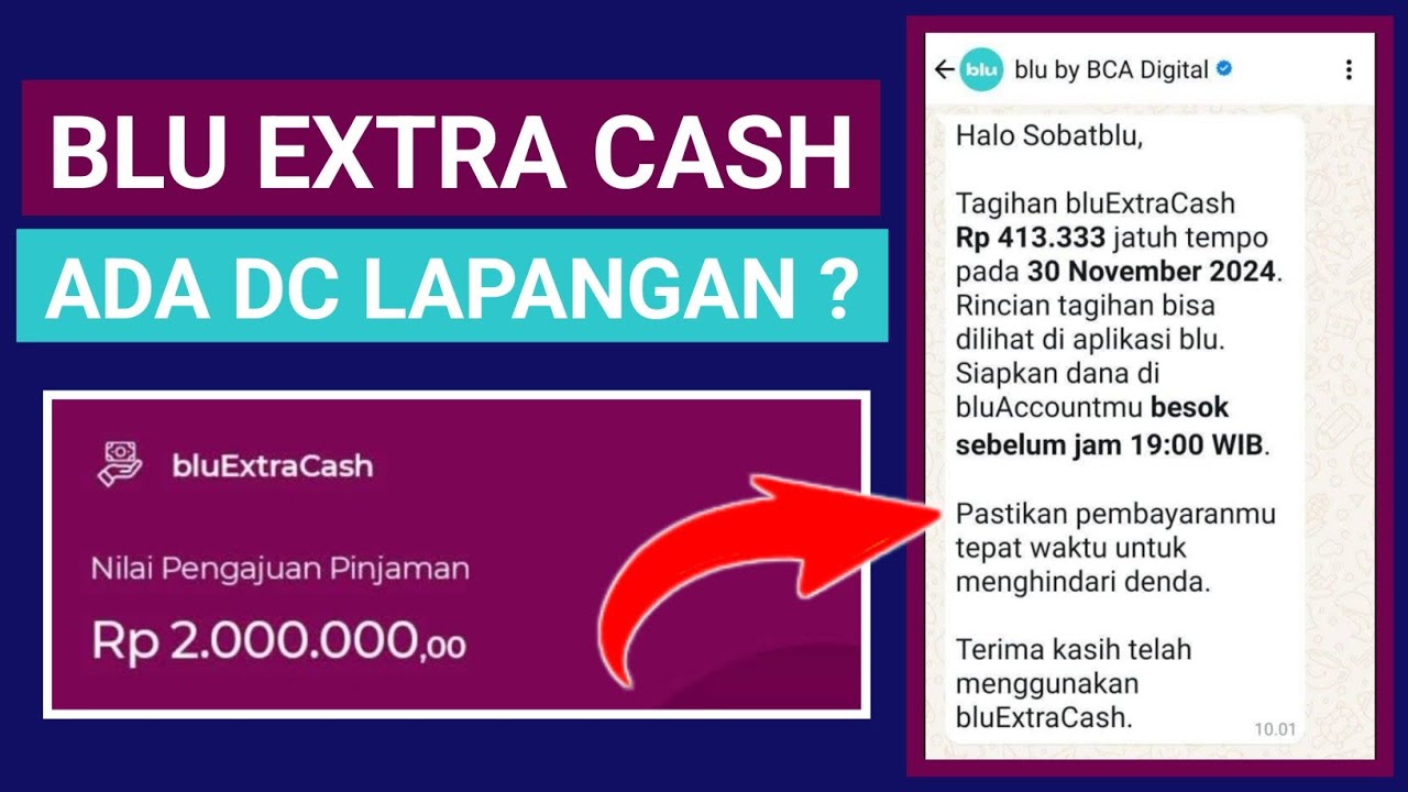Blu Extra Cash Apakah Ada Dc Lapangan? Siimak Pengalaman Berikut