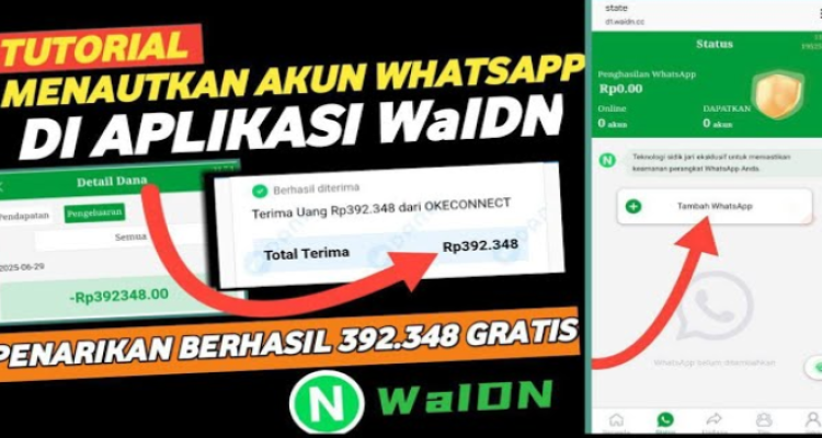 WaIDN Login dan Daftar Disini, Online WhatsApp Dibayar Saldo DANA