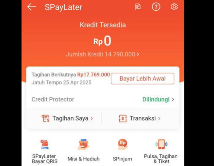 Pengalaman Galbay SPaylater 17JT, Ini Resiko Yang Ia Hadapi