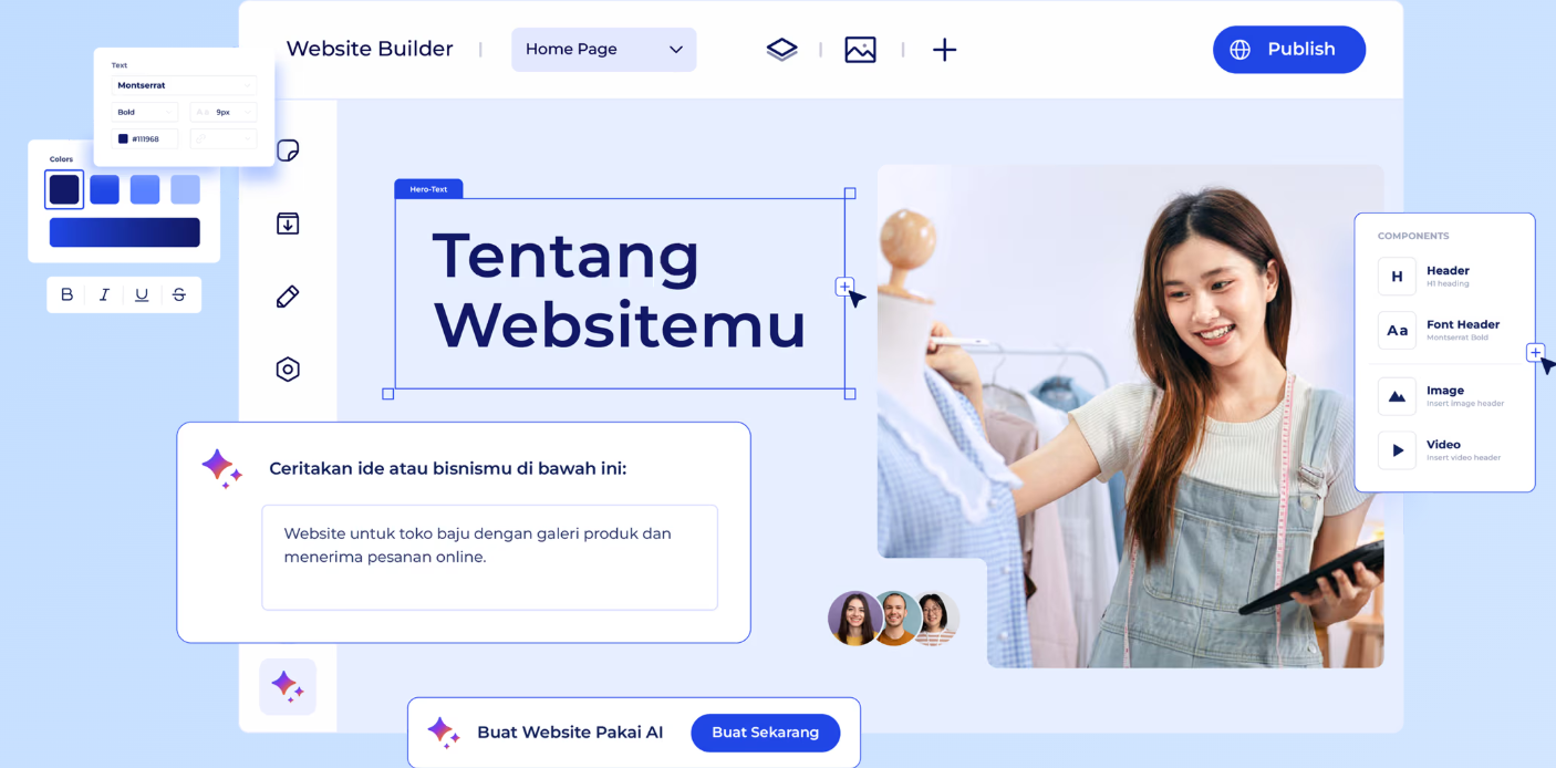 Fitur AI Website Builder Rumahweb Indonesia, Bisa Apa Saja?