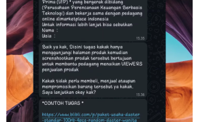 PT Ventura Investasi Prima (VIP) Penipu atau Legal? Modus Kerja Paruh Waktu Screenshot Produk yang Perlu Diwaspadai