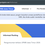 Cara Melihat Pemeringkatan Sementara & Final Jalur Afirmasi, Mutasi, dan Prestasi SMA/SMK SPMB Jatim 2026