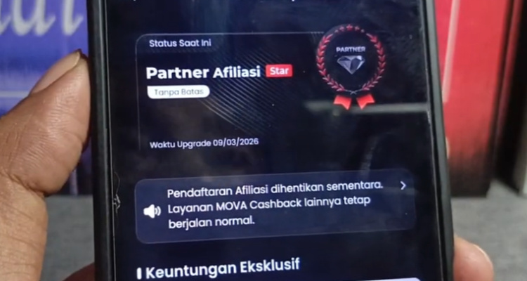 Kenapa Affiliate MOVA Cashback Dihentikan Sementara? Ini Penjelasan Lengkap dan Dampaknya ke Pengguna 2026