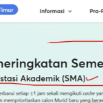 Cara Melihat Pemeringkatan Sementara dan Final Jalur Nilai SMA SPMB Jatim 2026